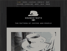 Tablet Screenshot of houndstoothcoffee.com